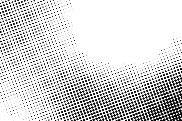 Patrones de puntos de gradiente de medio tono negro de fondo Texturas de ruido de puntos abstractos