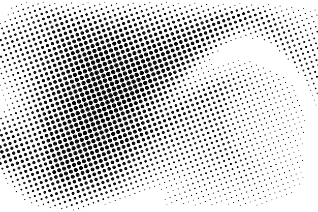 Patrones de puntos de gradiente de medio tono negro de fondo Texturas de ruido de puntos abstractos