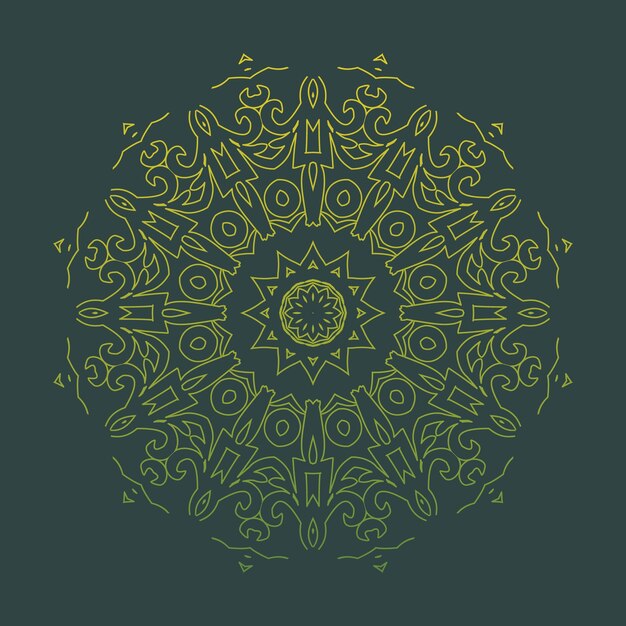 Patrones de relajación de mandala colorido floral diseño único patrón dibujado a mano