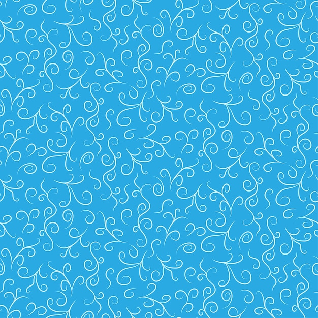 Patrones suaves sin costuras sobre un fondo azul Patrón de escarcha de papel tapiz en el fondo de la ventana