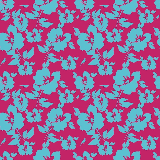 Patrones de tela floral en colores claros Diseño de moda de ilustración para la cubierta de decoración de papel tapiz