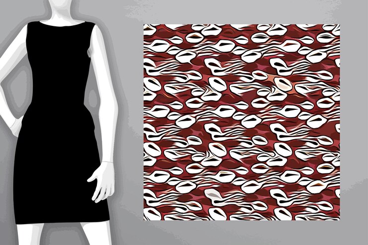 Vector patrones textiles y de papel pintado un trabajo de ilustración digital imprimible diseños de estampados florales
