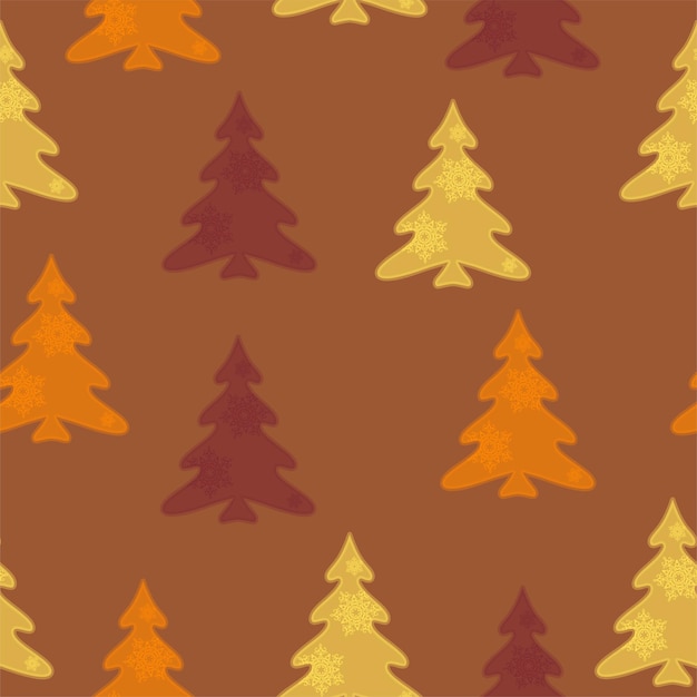 Patrones de vectores sin fisuras de Navidad modernos lindos árboles de Navidad patrón de regalos de Navidad