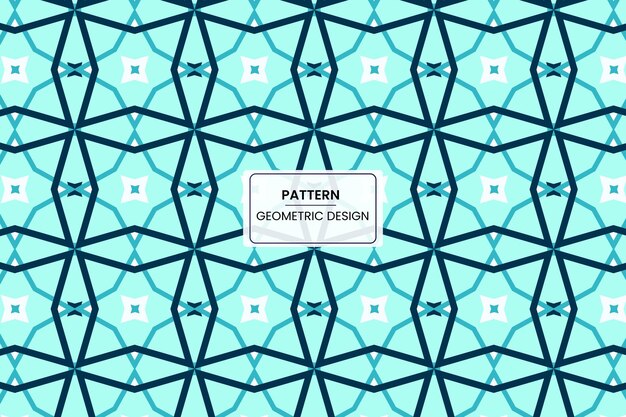 Pattern Design with Abstract Shapes Background