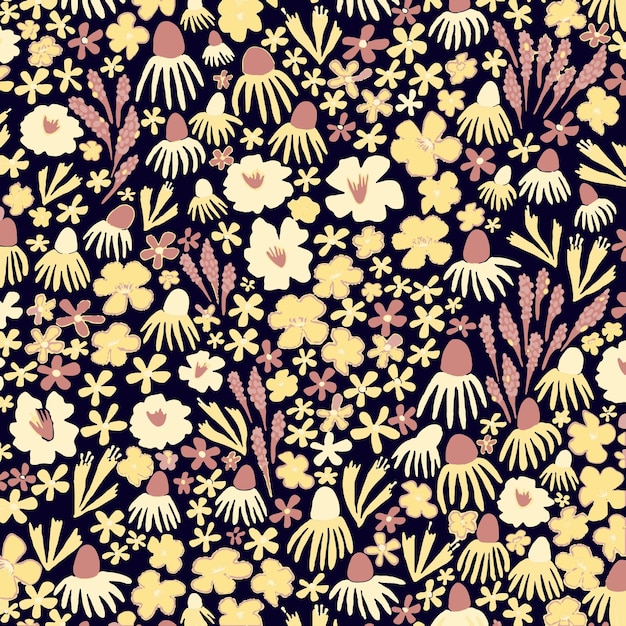 Pattern Diseño Arte Ilustración Floral