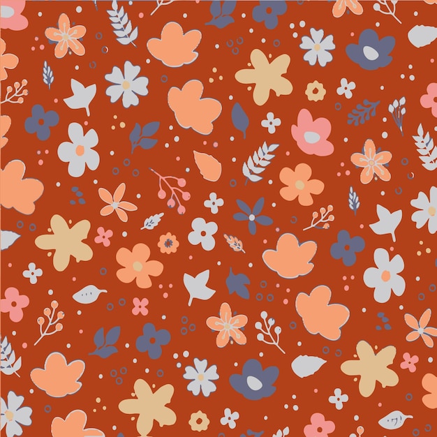 Pattern Diseño Arte Ilustración Floral