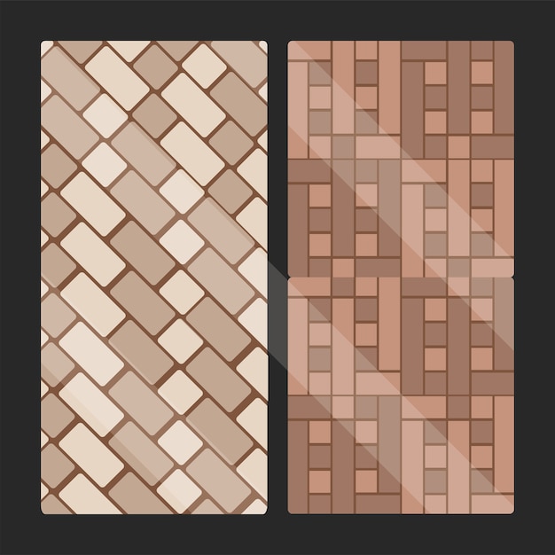 Vector pavimento de baldosas textura rectangular