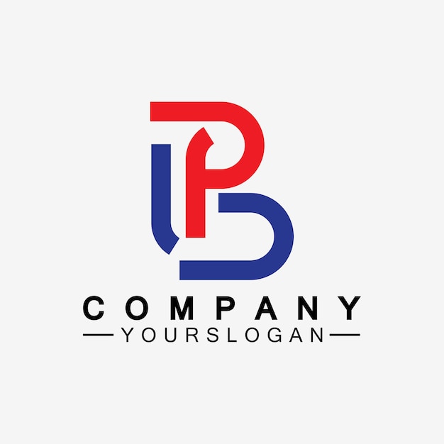 PB letter logo Creative and Minimalist Letter BP PB Logo Design