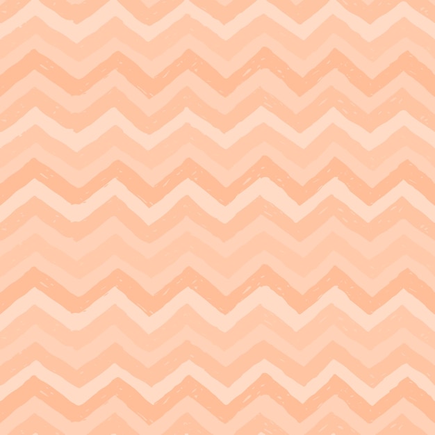 Peach fuzz 2024 año de color zig zag patrón peach fuzz fondo sin costuras pincel abstracto funky grunge zigzag boceto sin costuras paleta de moda de primavera 2024 acuarela divertida garabateo fondo mínimo