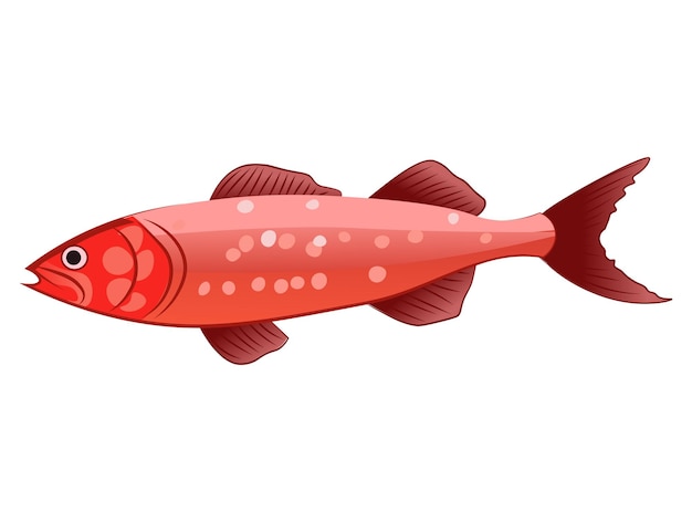 Peces de conjunto colorido Esta ilustración cautivadora cuenta con un diseño de dibujos animados lleno
