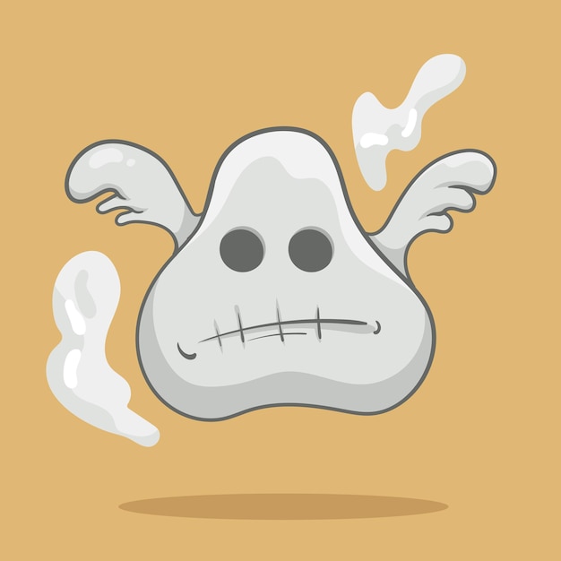 Pegatina de Halloween Calabaza Calavera fantasma esqueleto bruja Imprimir para camiseta Ilustración vectorial