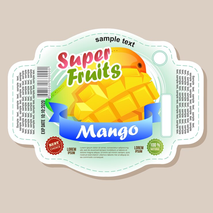 pegatina de mango