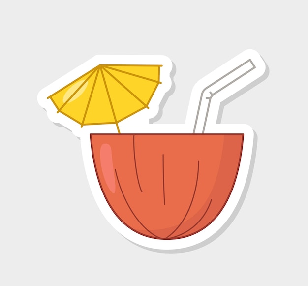 Pegatina de vacaciones de verano