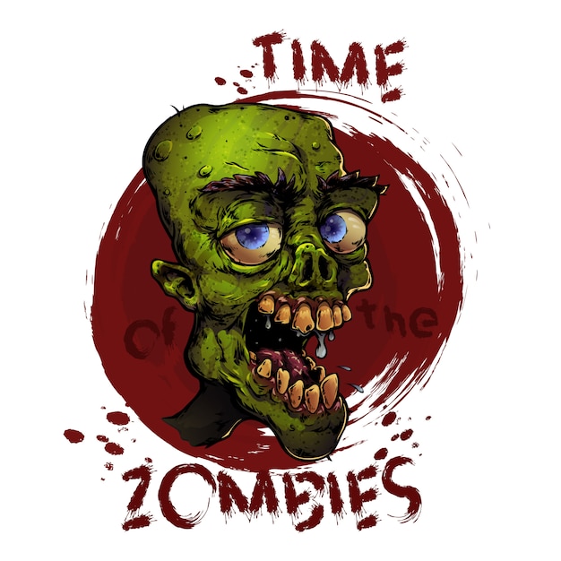 pegatina zombie