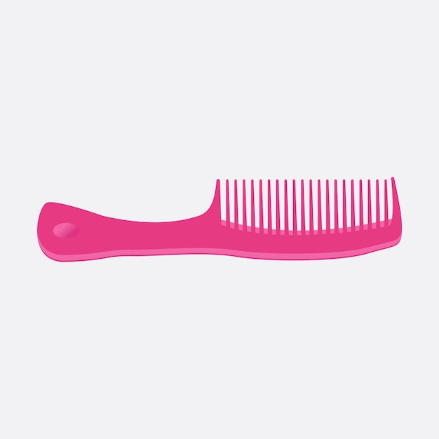 Peineta femenina rosa