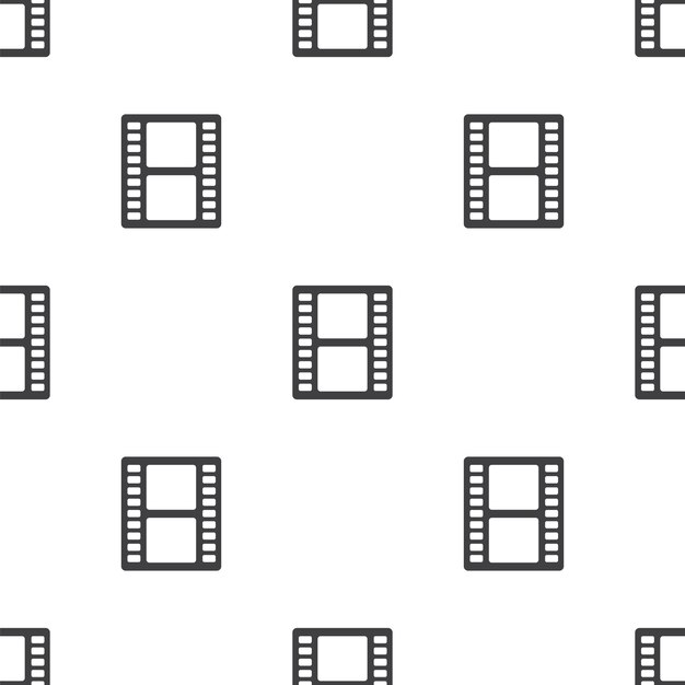 Película, patrón transparente de vector, editable se puede utilizar para fondos de páginas web, rellenos de patrón