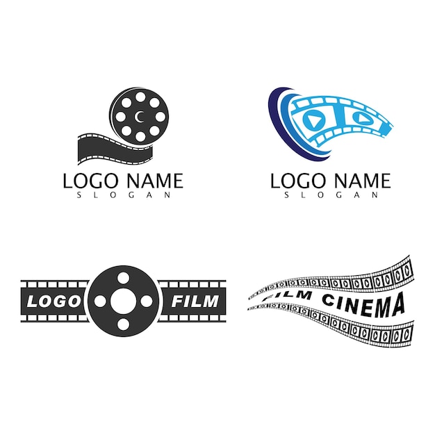 Película película cine vector diseño ilustración