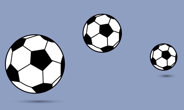 pelota de fútbol sobre un fondo negro
