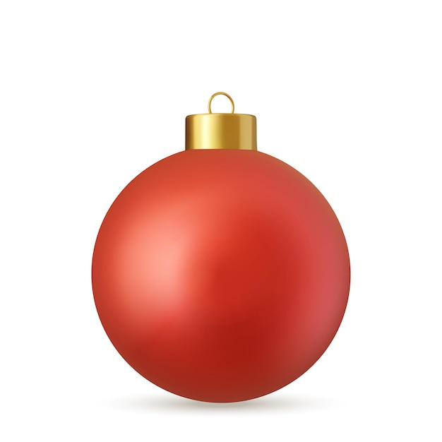 La pelota roja de Navidad