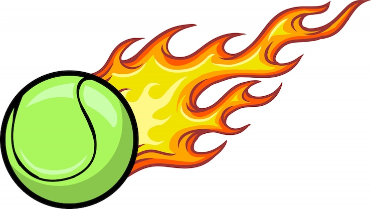 Vector pelota de tenis