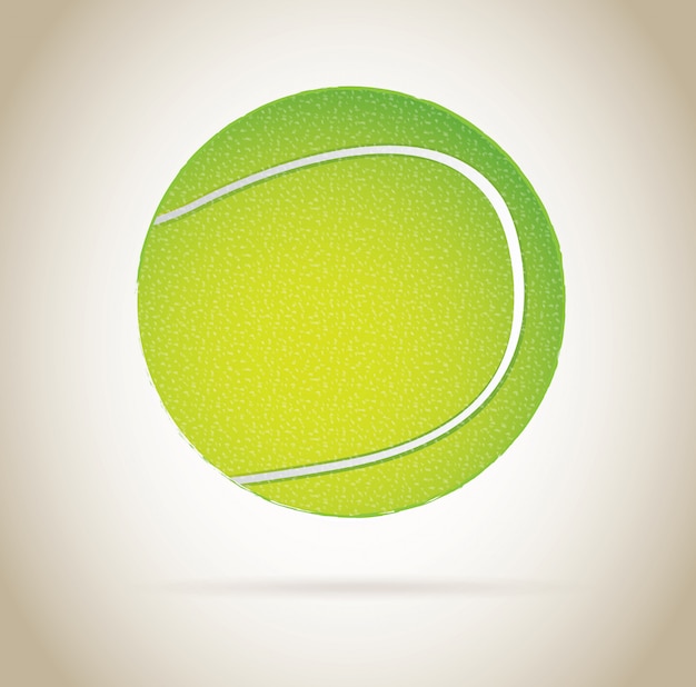 Vector pelota de tenis