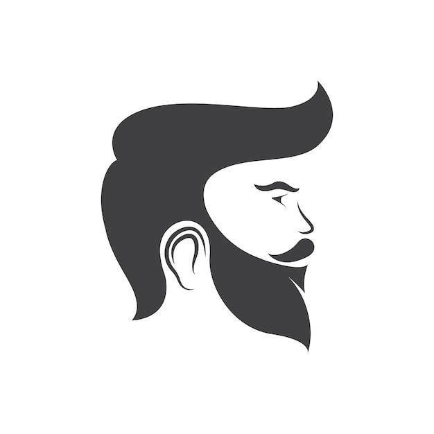 Peluquería Vector icono diseño ilustración