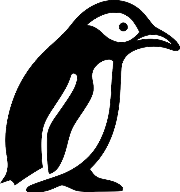 Vector penguin logo vector de alta calidad ilustración vectorial ideal para el gráfico de camisetas