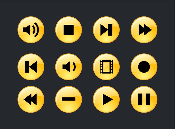 Vector pensamiento creativo de diseño y modelado de impresión d paquete de iconos negros como la computación bo