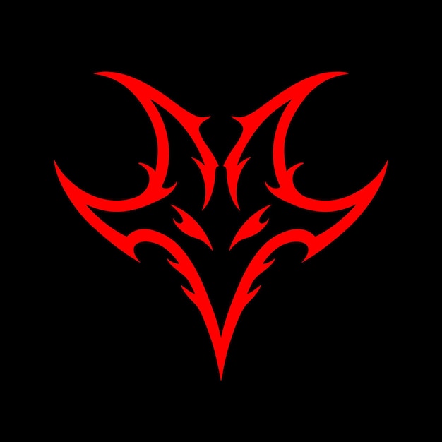 El pentagrama, el signo de Lucifer, la cabeza de una cabra con cuernos en un pentagram, el sigilo de Baphomet.