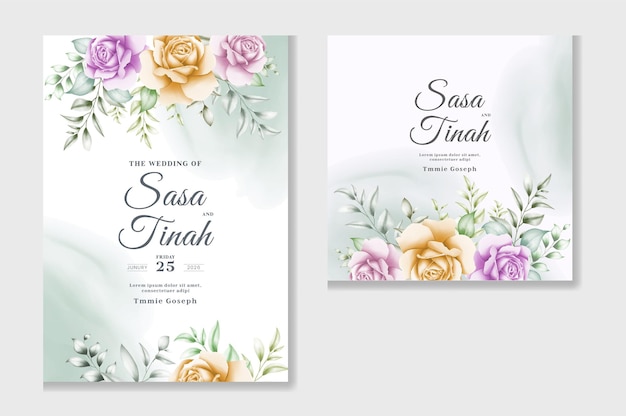 Peonías realistas minimalistas elegantes dibujo a mano hermoso diseño floral de invitación de acuarela