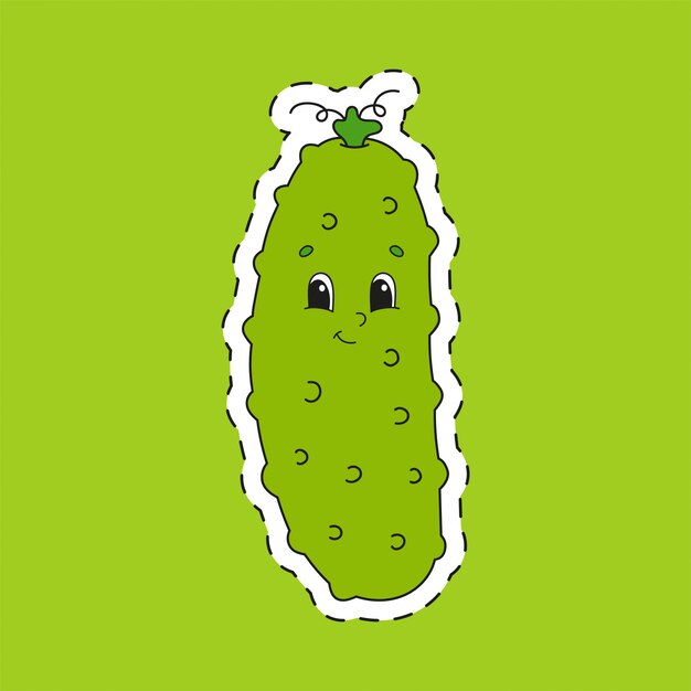 Vector pepino.