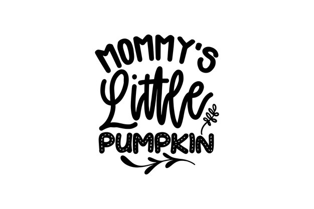 La pequeña calabaza de mamá SVG