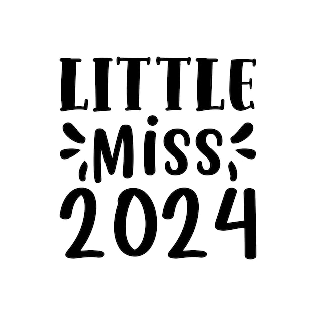 La pequeña Miss 2024