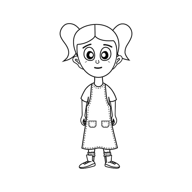 Pequeña niña bonita