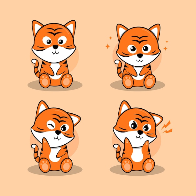 Pequeño personaje de tigre
