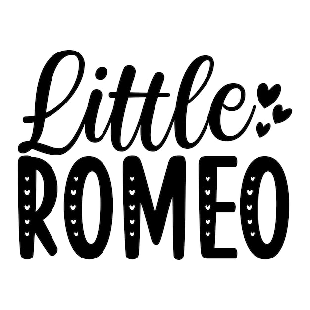 Pequeño romeo SVG