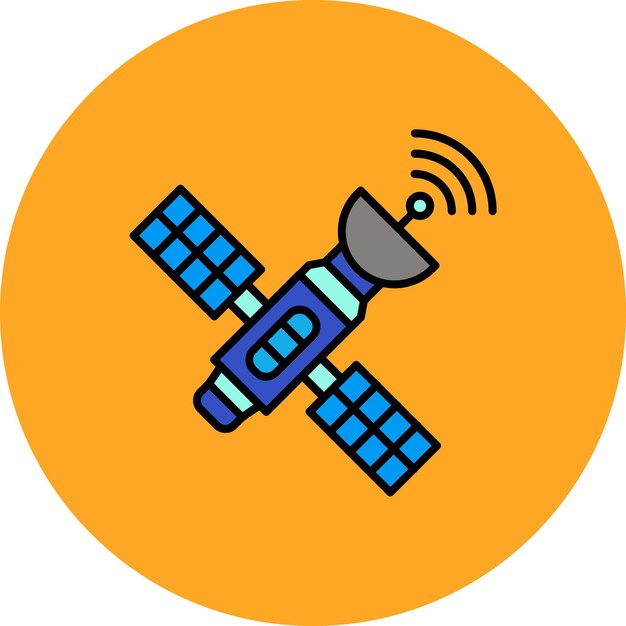 un pequeño satélite con las letras d y los números 0 en él