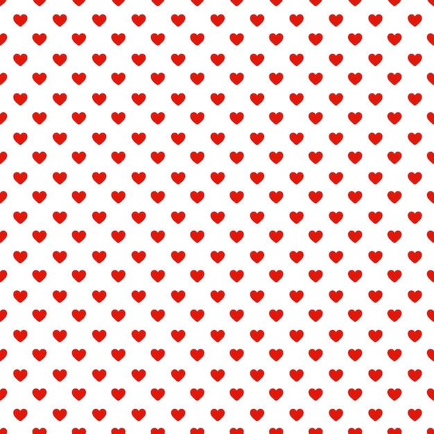 Pequeños corazones sobre un fondo transparente con un patrón sin costuras