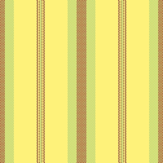 Perfección líneas sin costuras fondo maqueta de textura franja vectorial Elige el patrón vertical de tela textil en colores amarillo y verde