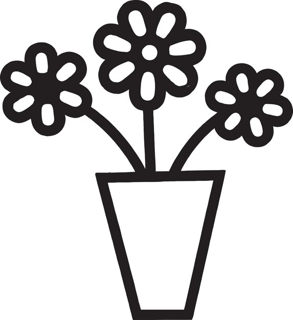 Perfección de pétalos Elemento decorativo floral Vector Icono Diseño de logotipo