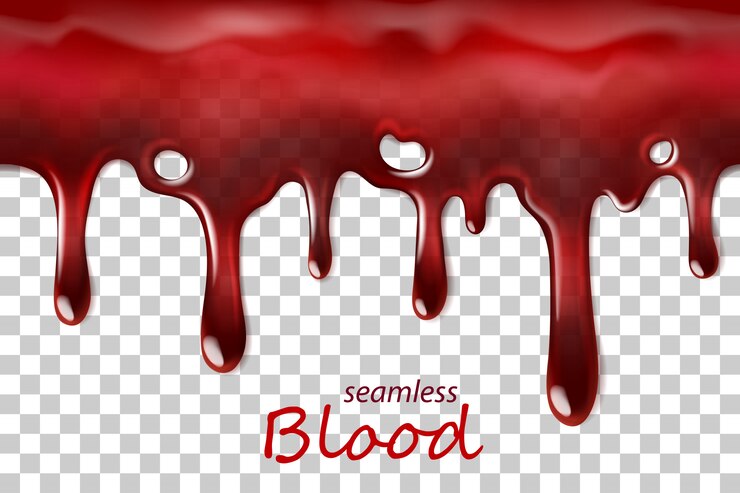 Vector perfecta goteo de sangre repetible