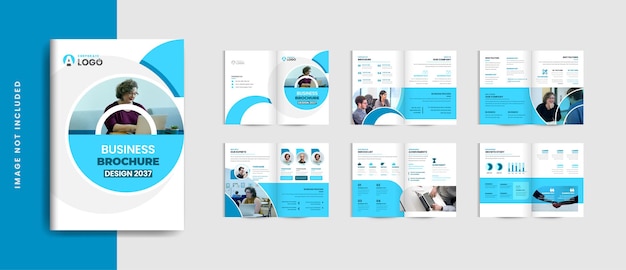 Perfil de la empresa Diseño de folletos comerciales Diseño de plantillas de folletos profesionales corporativos