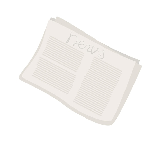 Periódico plano icono nueva información Detective conjunto
