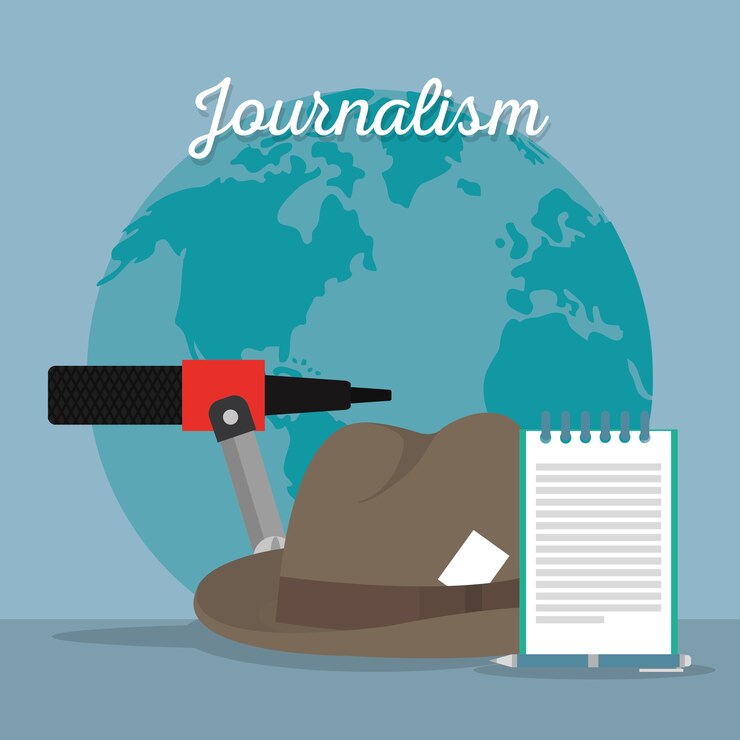 Vector periodismo en todo el mundo