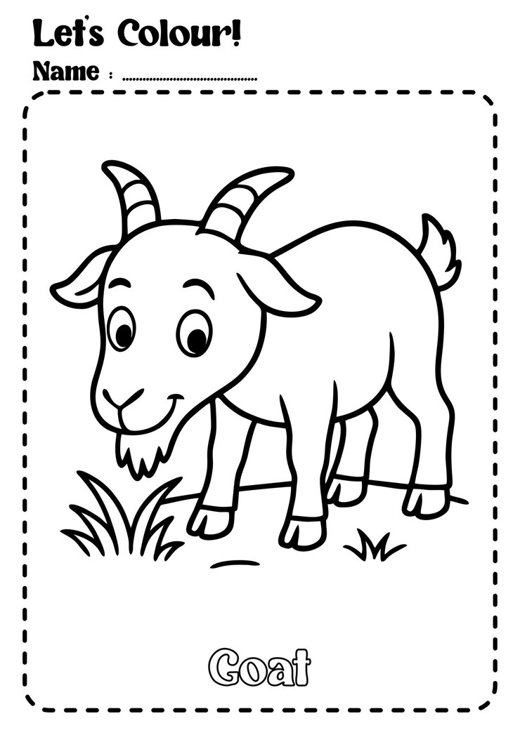 Permite colorear el tema de los animales