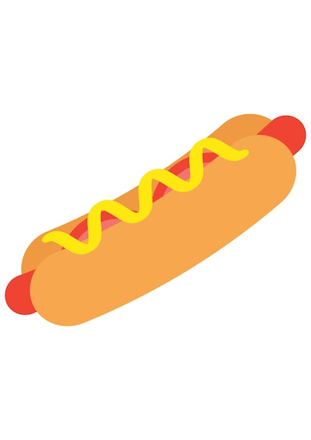 un perrito caliente con mostaza y ketchup en él