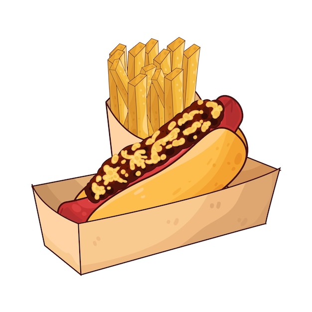 El perrito caliente.