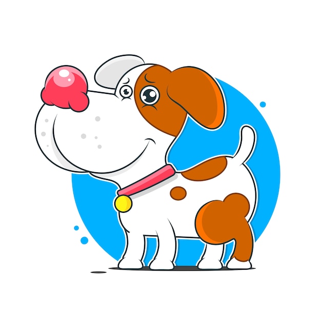 perro alegre