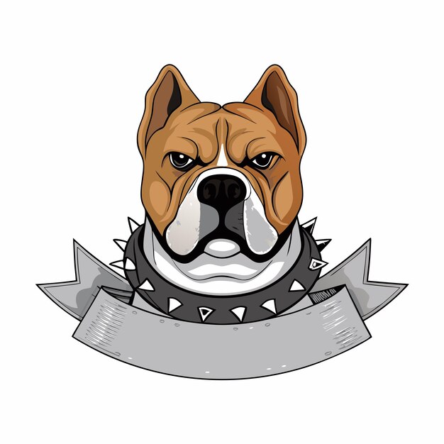 un perro con un collar que dice perro en él