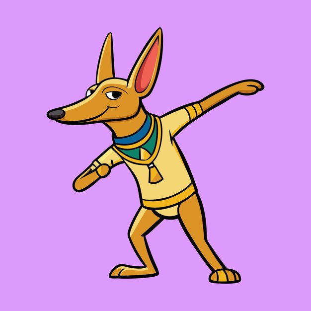 El perro del faraón Dabbing